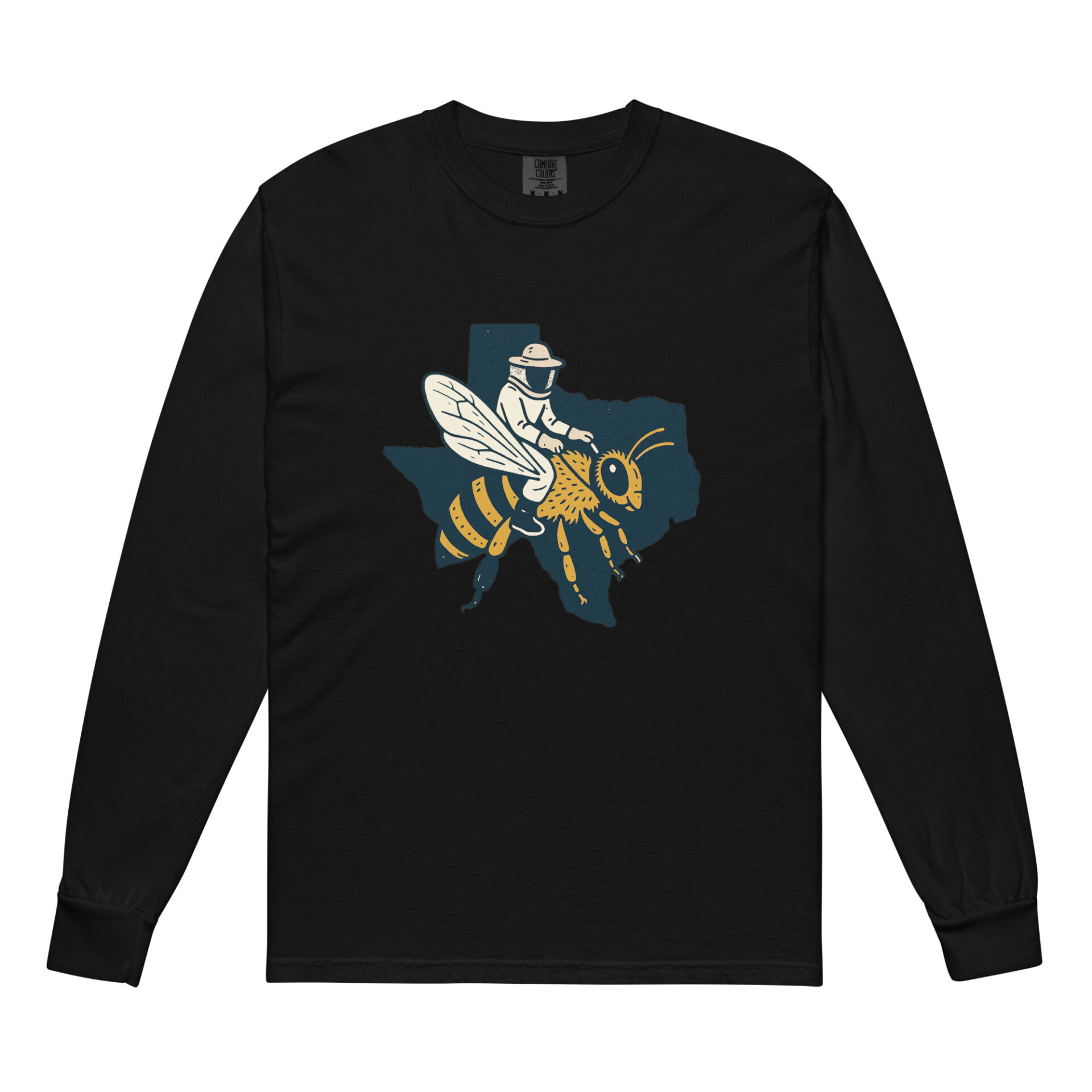 Texas Rodeo BeeKeeper Garment-dyed heavyweight long-sleeve shirt
