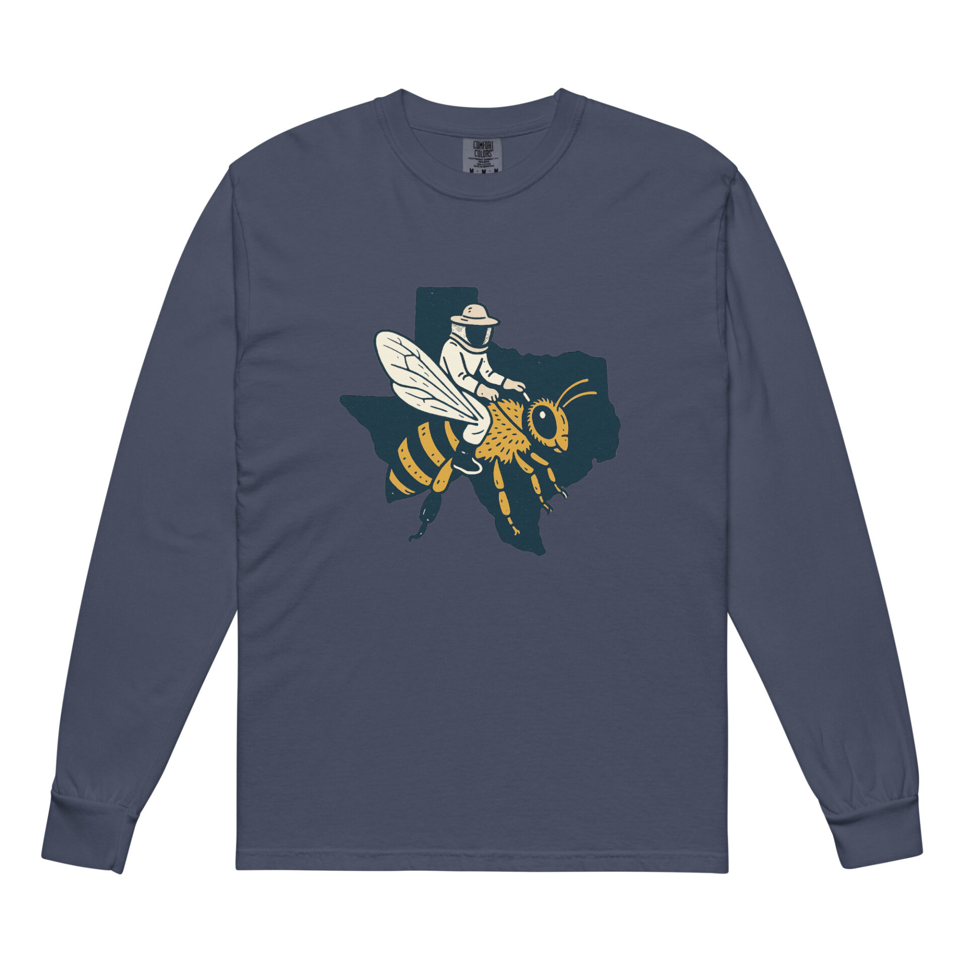 Texas Rodeo BeeKeeper Garment-dyed heavyweight long-sleeve shirt