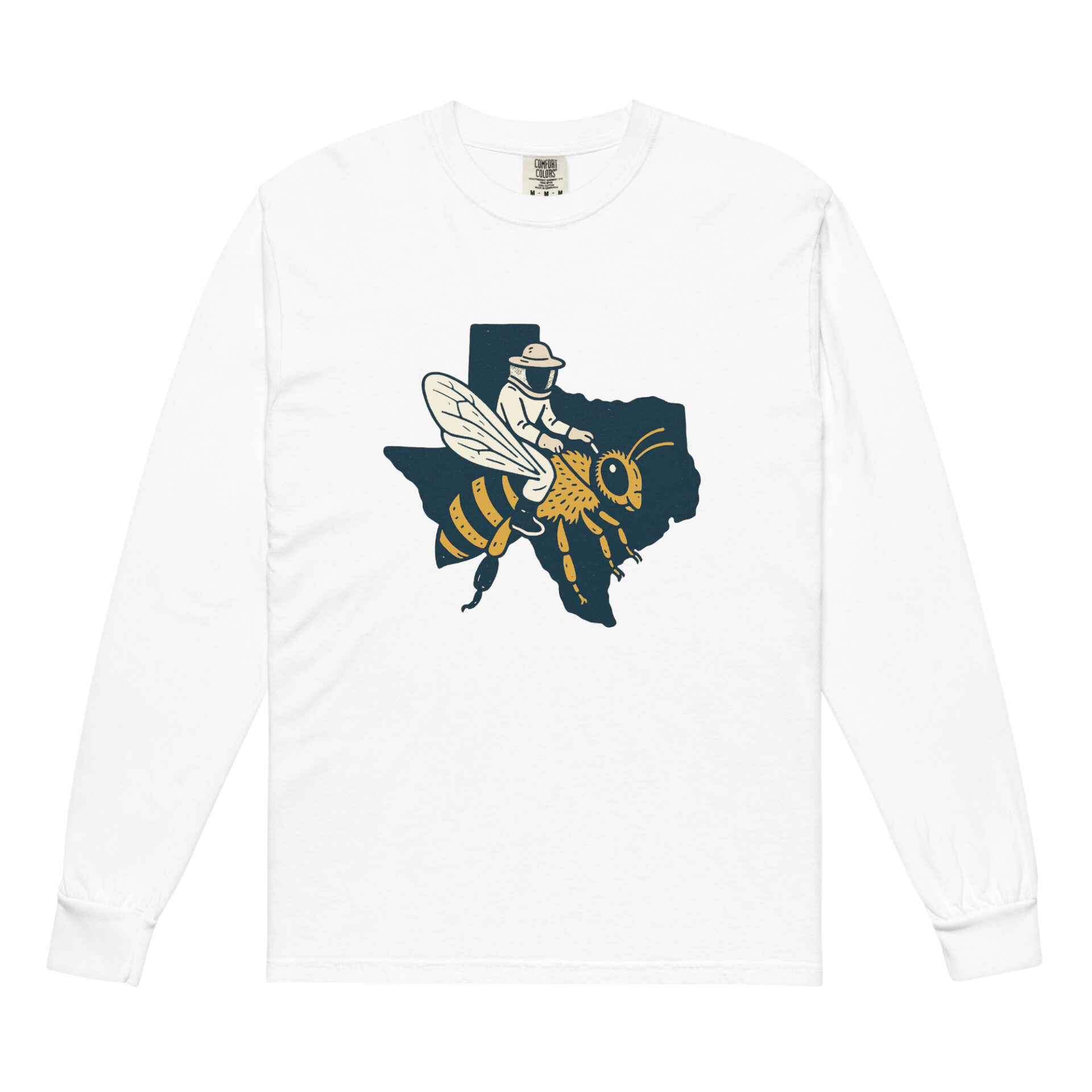 Texas Rodeo BeeKeeper Garment-dyed heavyweight long-sleeve shirt